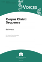Corpus Christi Sequence Unison choral sheet music cover
